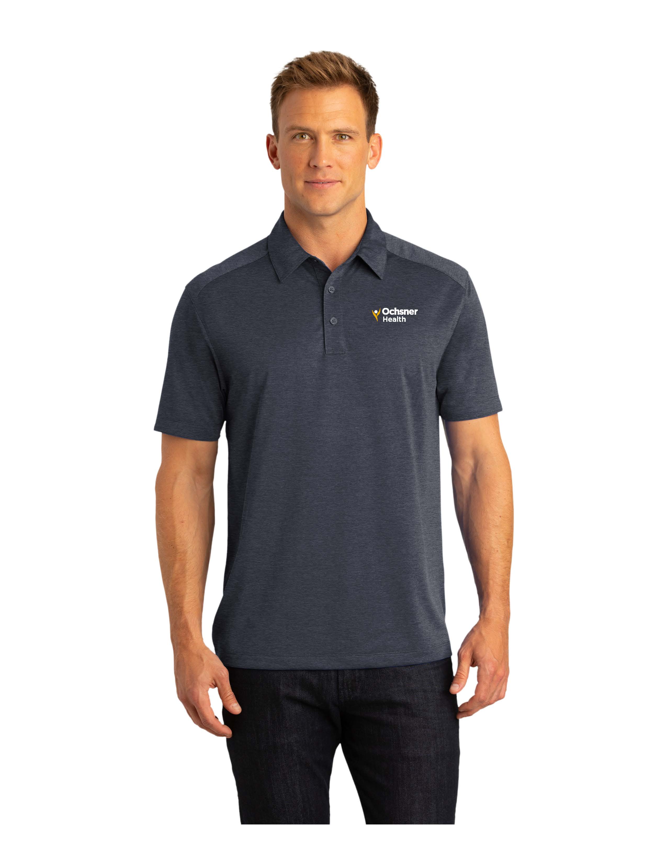 Port Authority Men's Digi Polo, Charcoal Gray, large image number 1